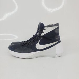 Nike Women's Black Metallic Silver Hyperdunk 2015 749885-001 Sneaker Shoes 10.5